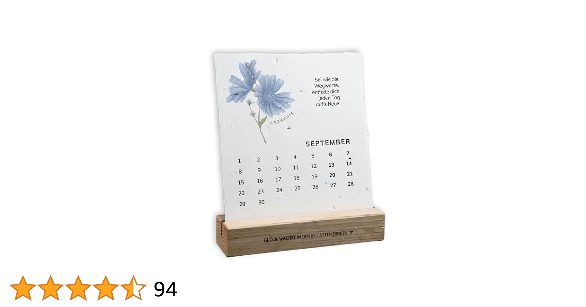 Heylittlegreen Einpflanzbarer Tischkalender 2025 Aus Handgemachtem Saatpapier Samen Kalender Mit 13 Sorten Zum Einpflanzen Nachhaltige Geschenkidee Wunder Zeigen Sich In Den Kleinsten Dingen Amazon de B robedarf Schreibwaren