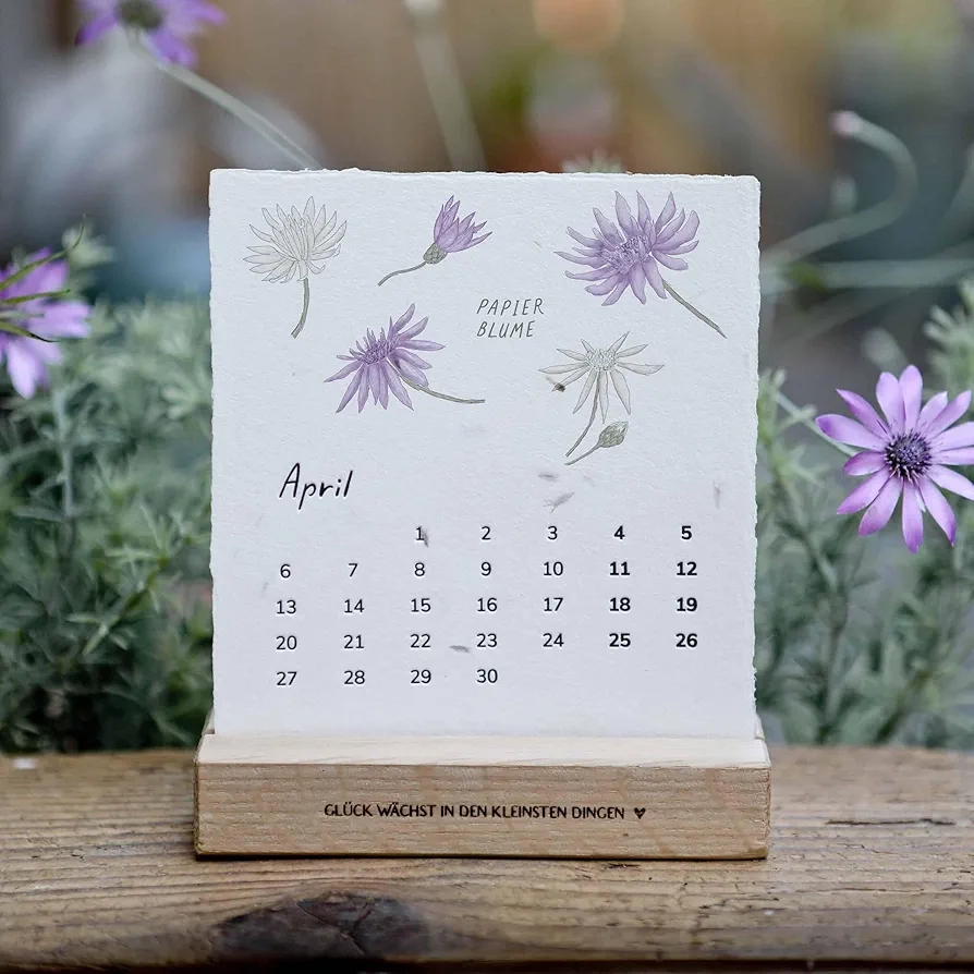 Tischkalender Samen Eigens Design