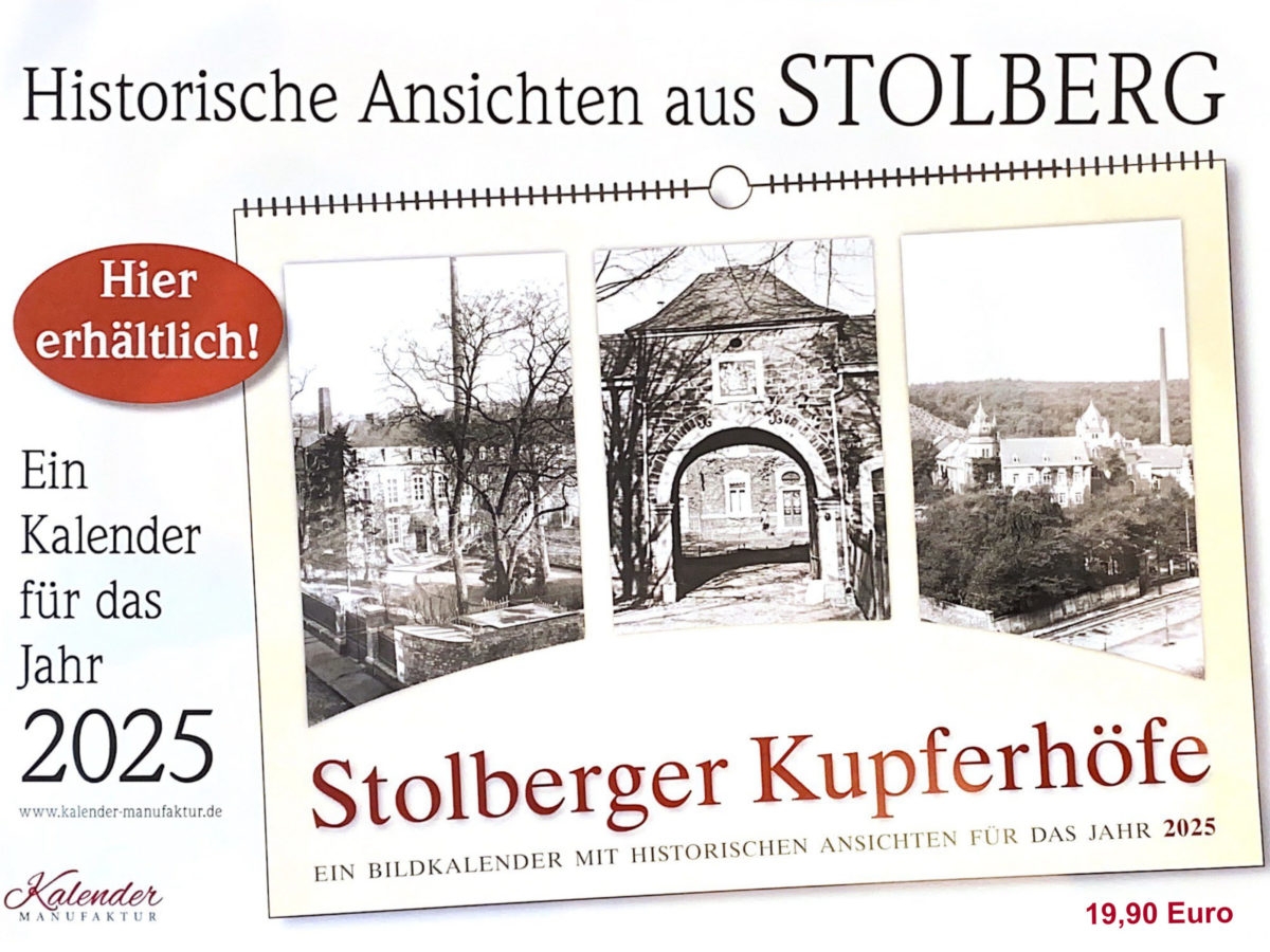 Historische Ansichten Aus STOLBERG Kalender 2025 Zum Ausdrucken Stolberg Touristik