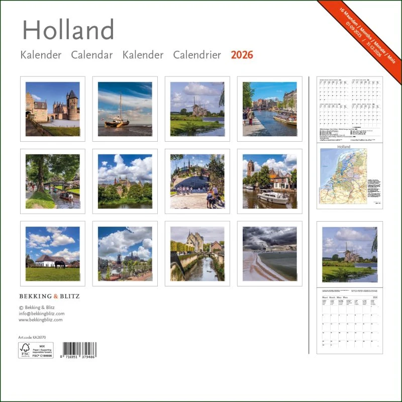Niederlande Kalender 2026