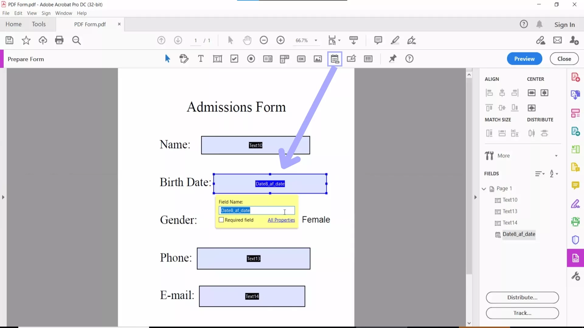 How To Add Calendar In PDF Form Step By Step UPDF