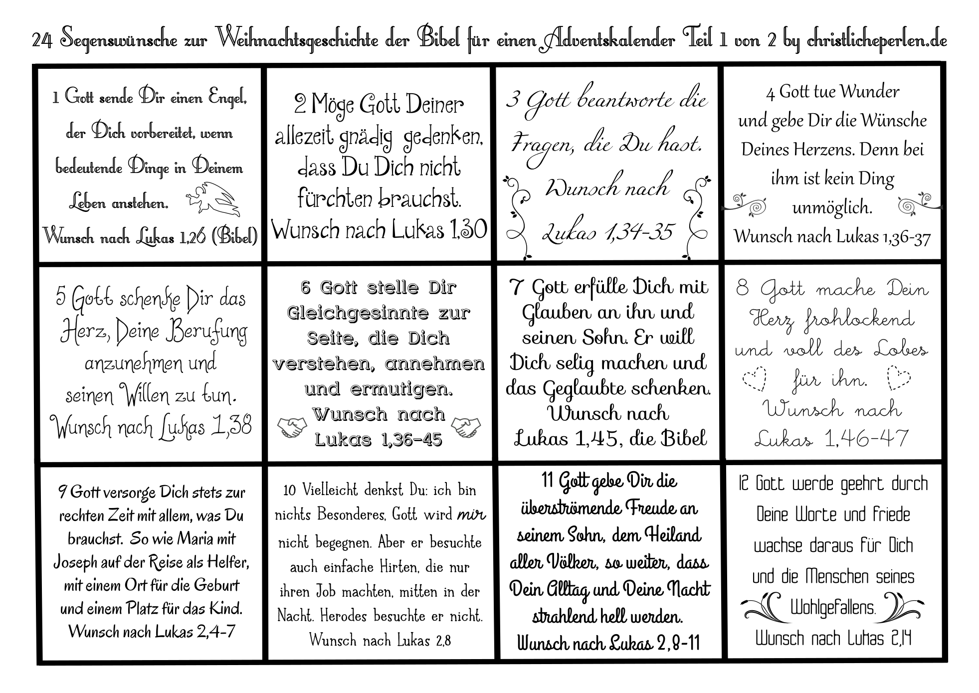 Adventskalender Selber Machen Sprüche