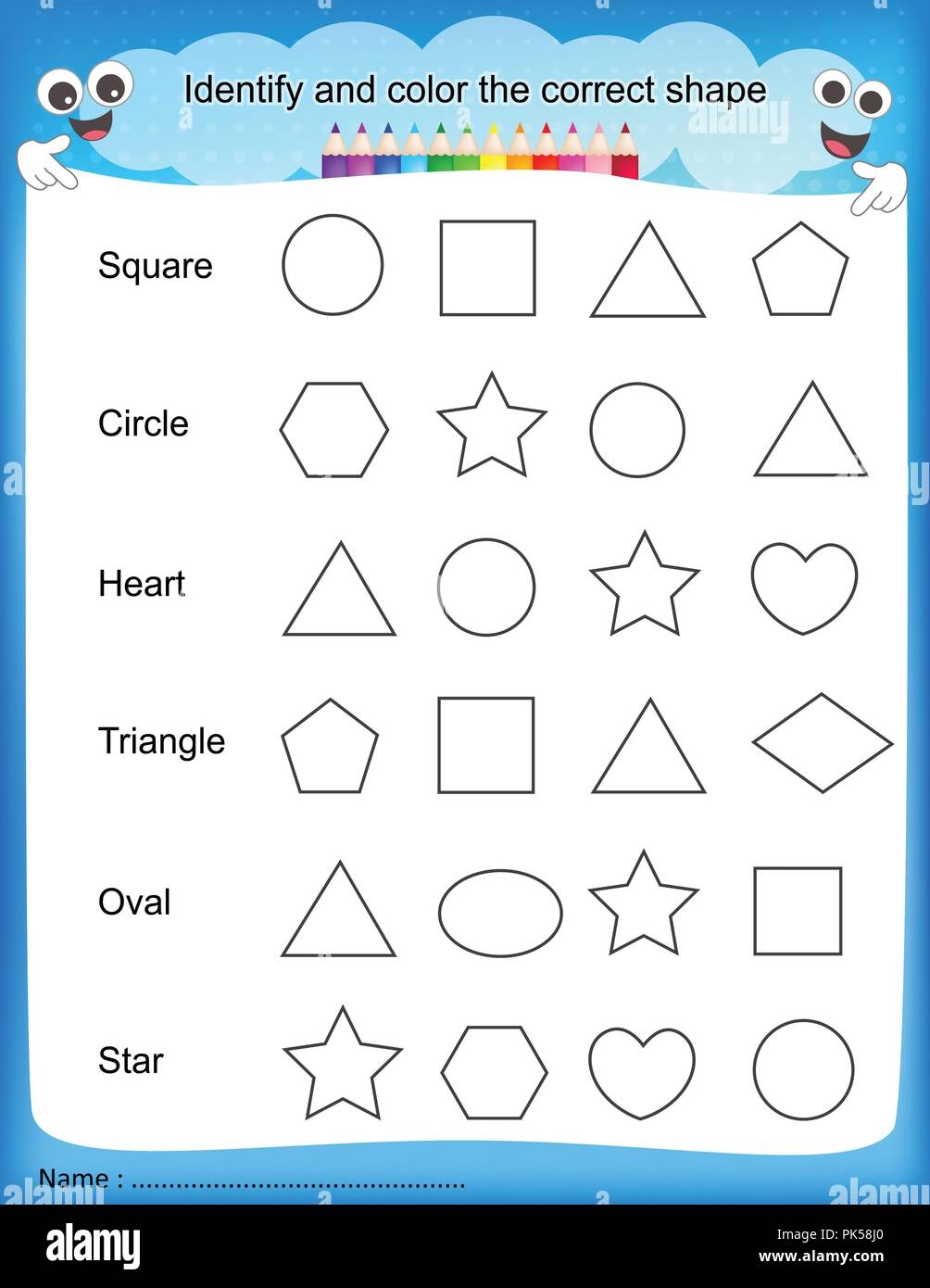 Kindergarten Arbeitsblätter Bilder
