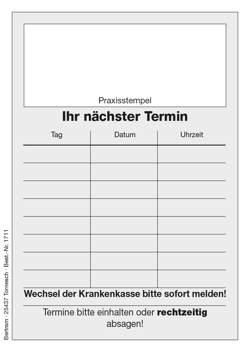 Ihr N chster Termin Block Blocks Zahn rzte Bertram Etiketten