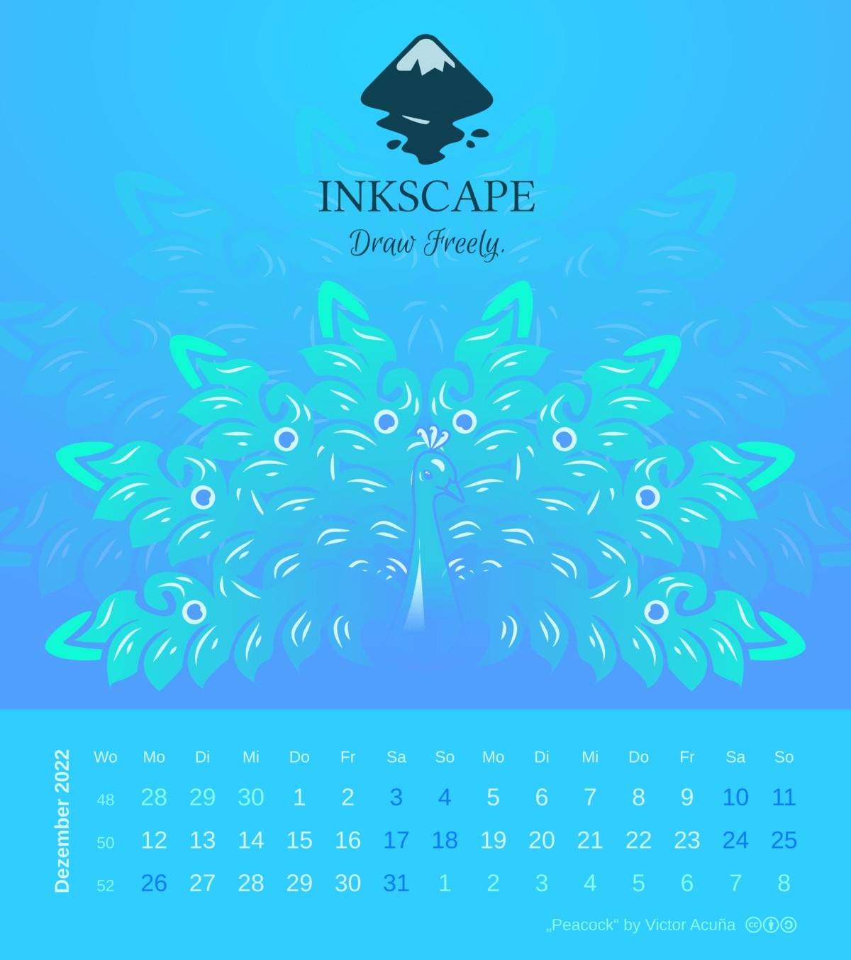 Inkscape Kalender Zum Selbstausdrucken 12 2022