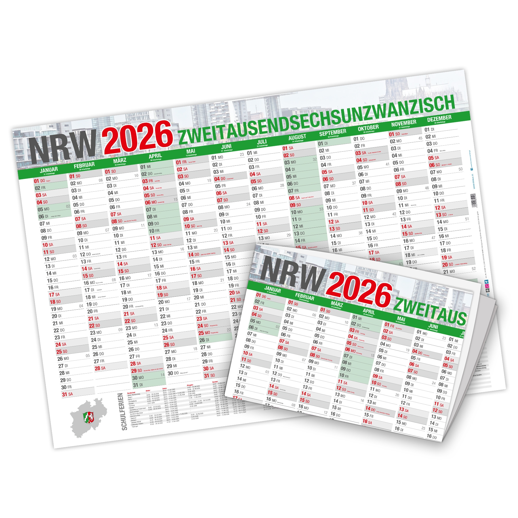Kalender 2026 NRW