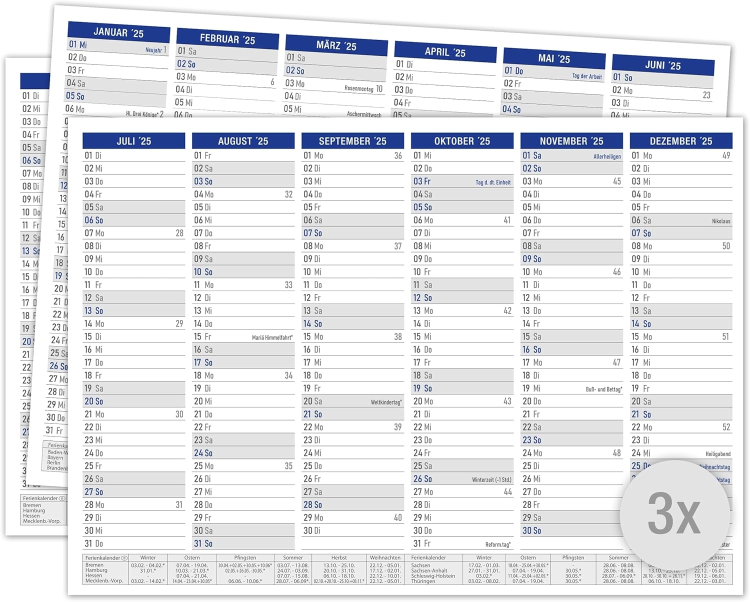 Kalender A4 PDF