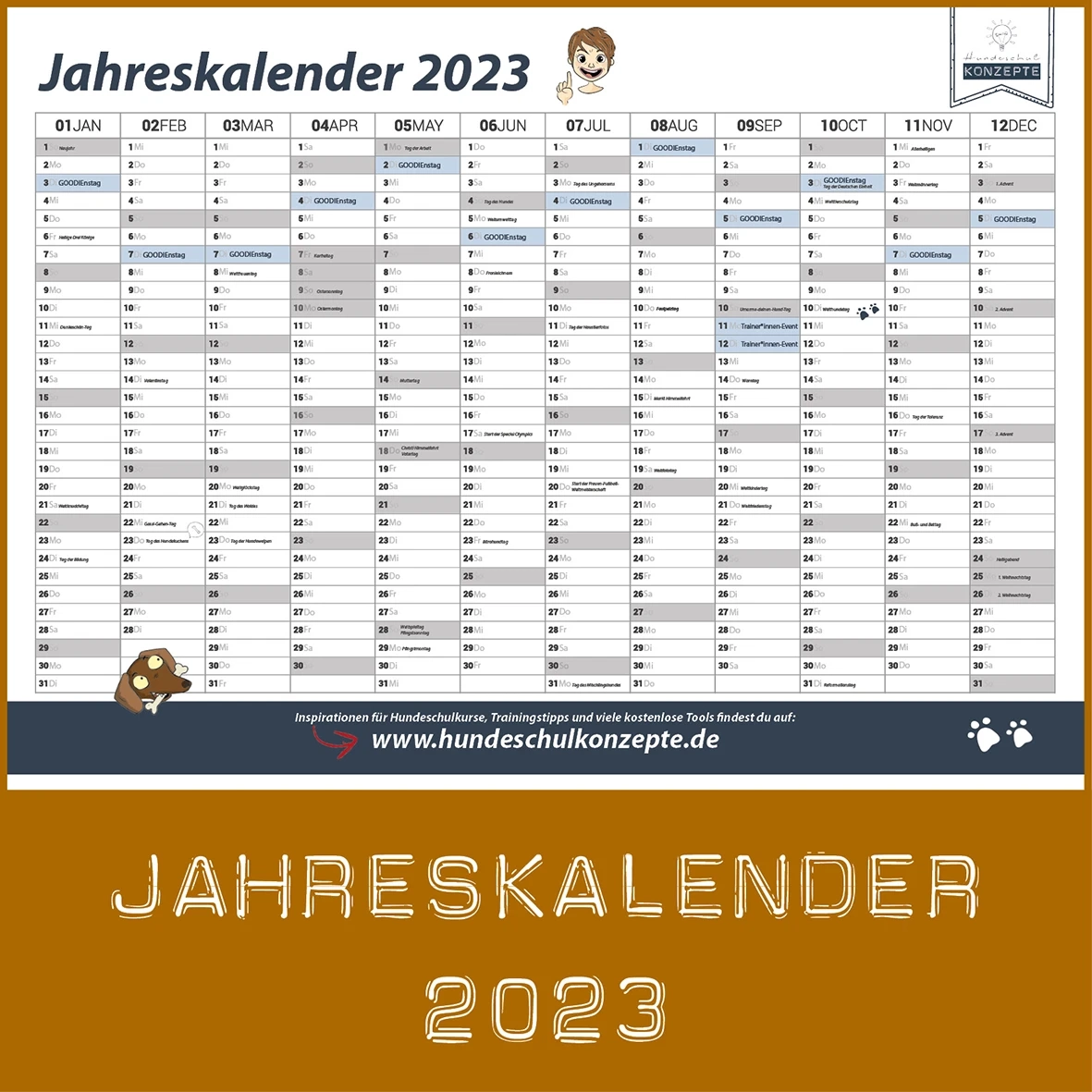 Kalender MIT Feiertagrn