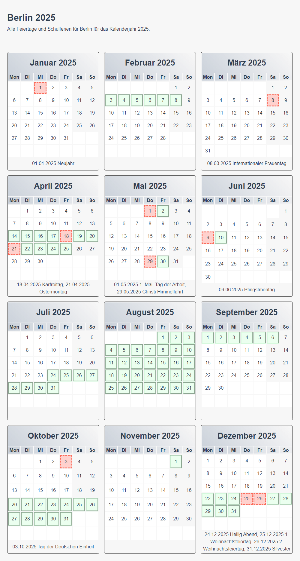 Kalender 2025 Berlin Zum Ausdrucken