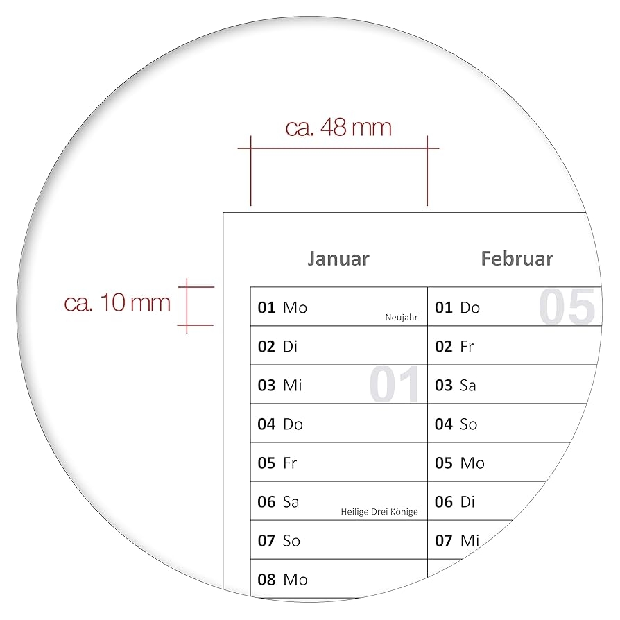 Jahreskalender Wand Din A2 Wandkalender F r 2026 14 Monate Jahreskalender Monats bersicht Wandkalender 2026 Gro 