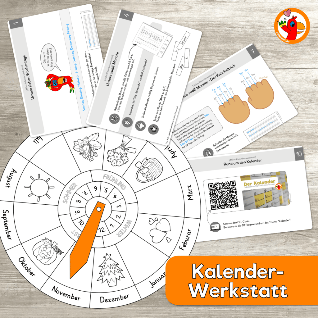 Jahreszeiten Kalender MILOS WELT