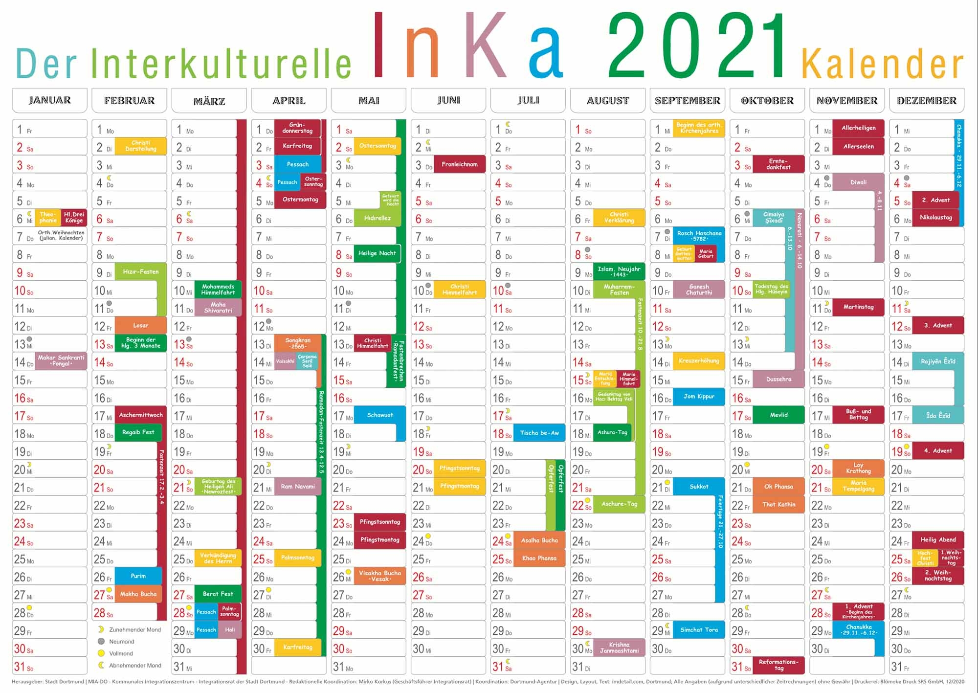 Jetzt Kostenlos Den Interkulturellen Kalender Bestellen Nordstadtblogger