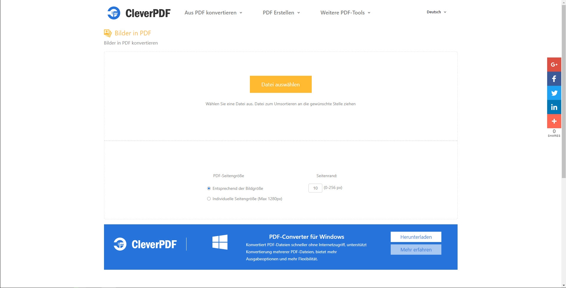 JPG In PDF Umwandeln Kostenlos Online CleverPDF