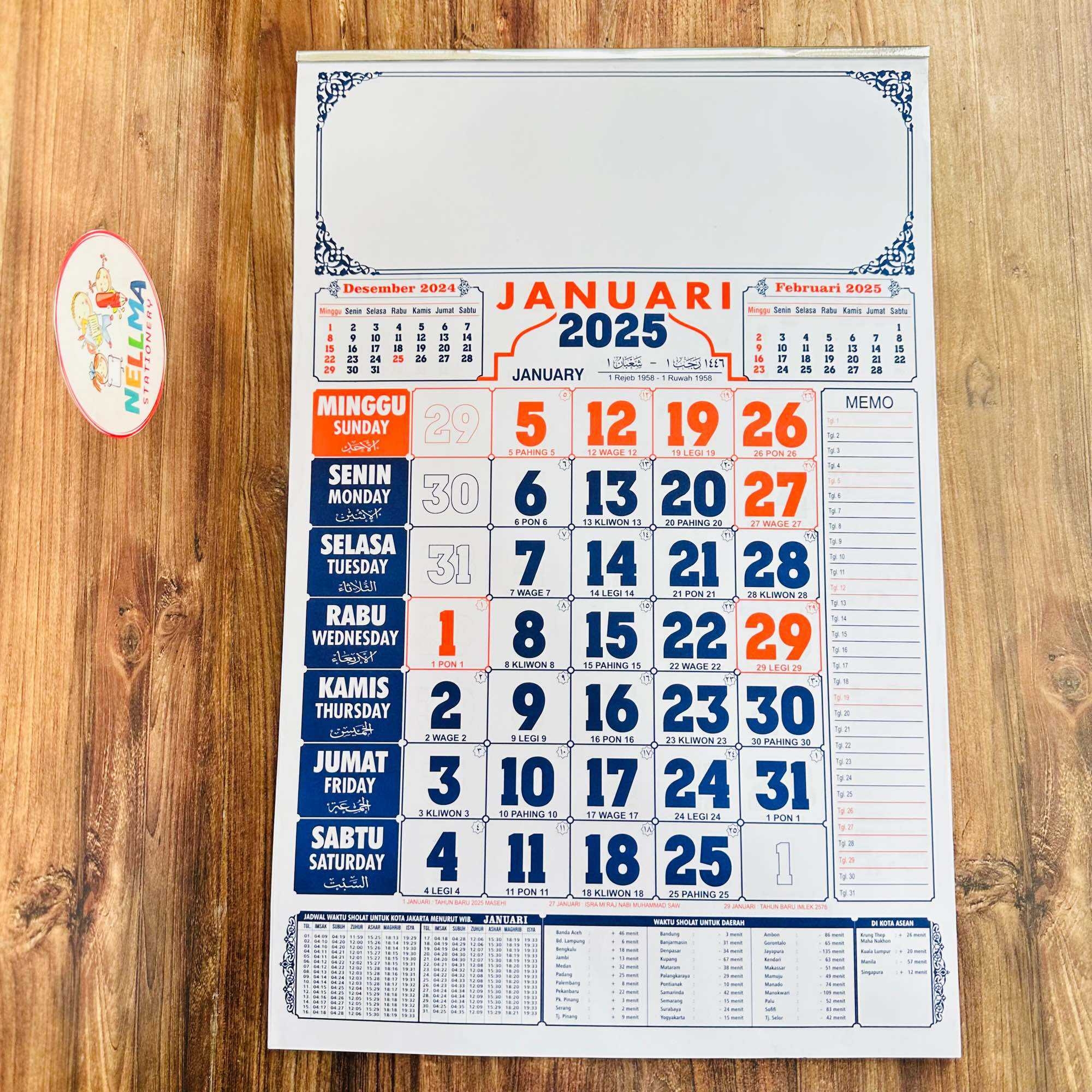 Kalender 2019 Lazada