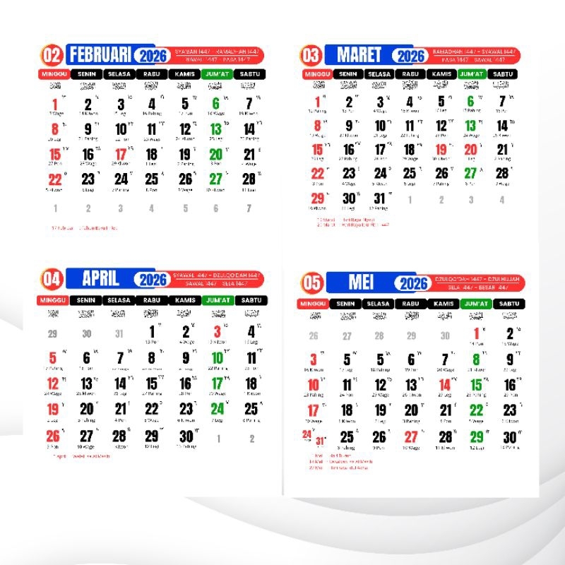 Kalender Tahun 2026
