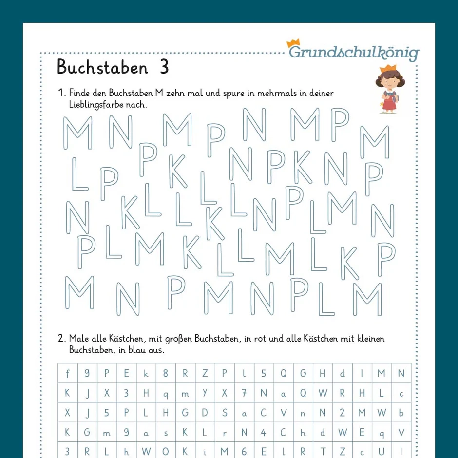 K nigspaket Erste Buchstaben Vorschule 