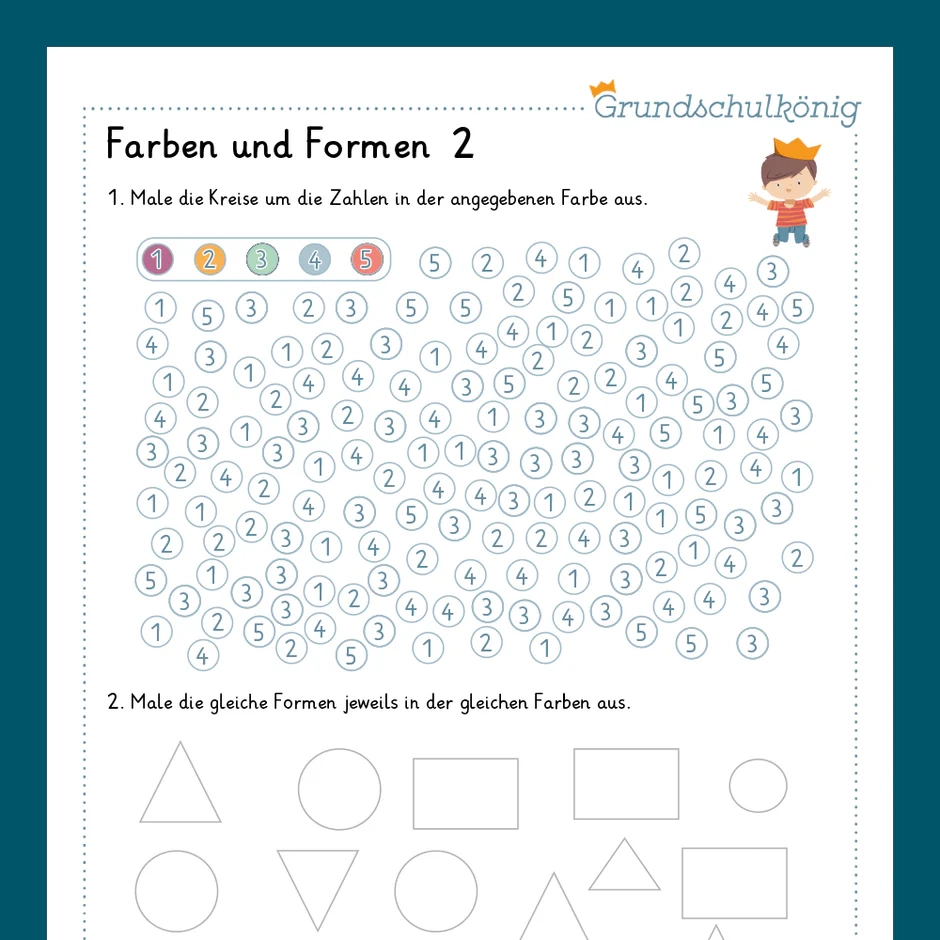K nigspaket Farben Und Formen Vorschule 