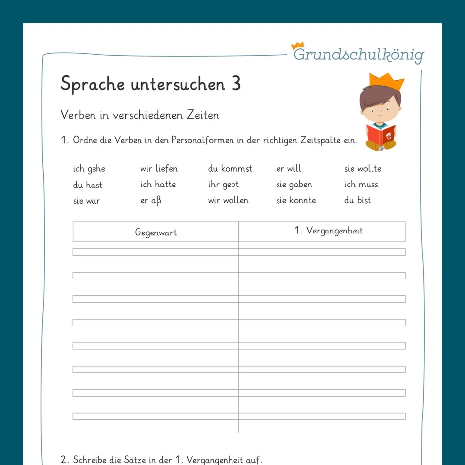 K nigspaket Sprache Untersuchen Deutsch 3 Klasse Inklusive Test 