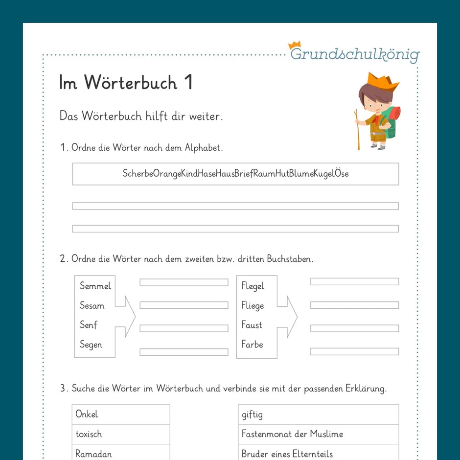 K nigspaket W rterbuch Deutsch 3 Klasse Inklusive Test 