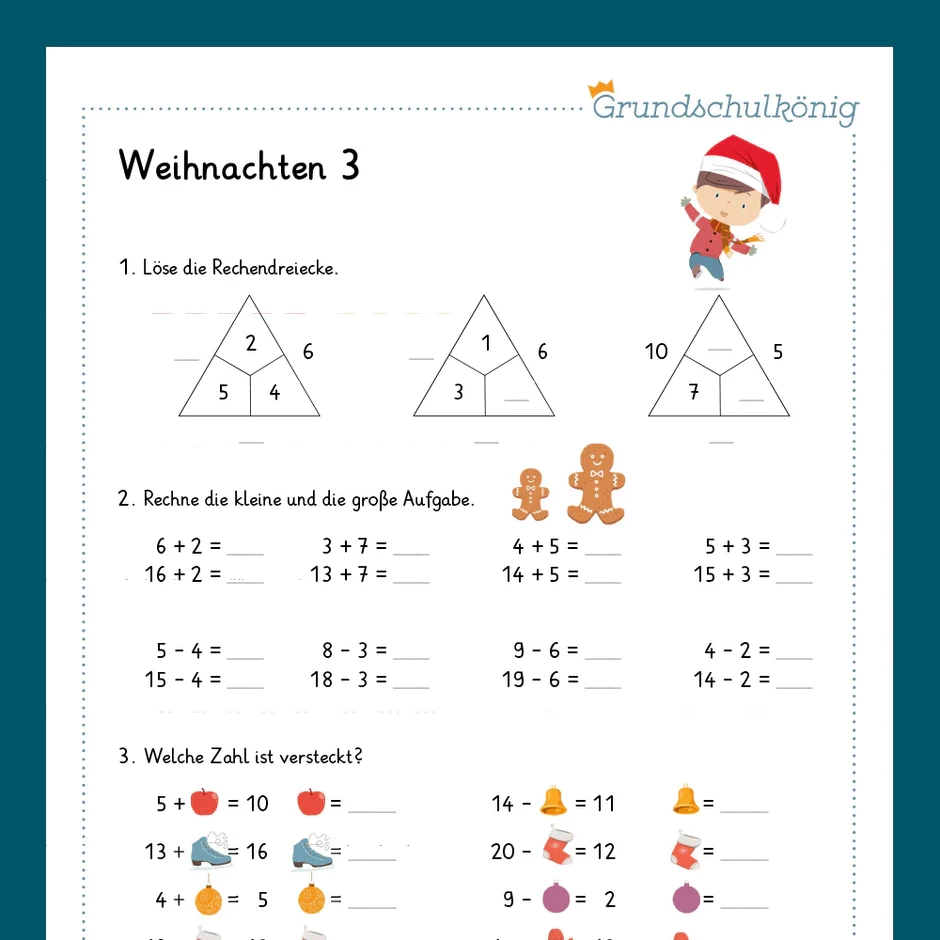 Maths Grundschule Arbeitsblätter