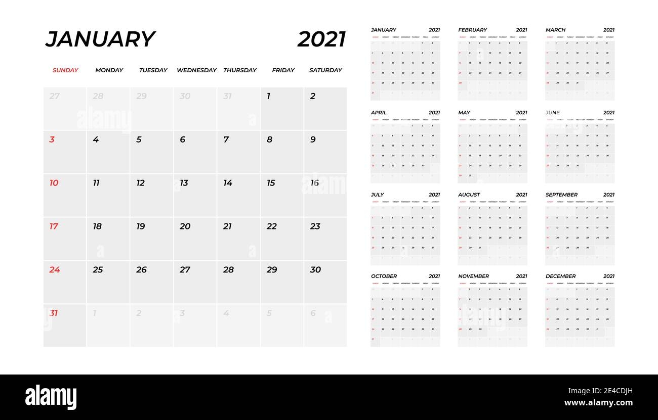 Tabelle MIT Kalender Monate