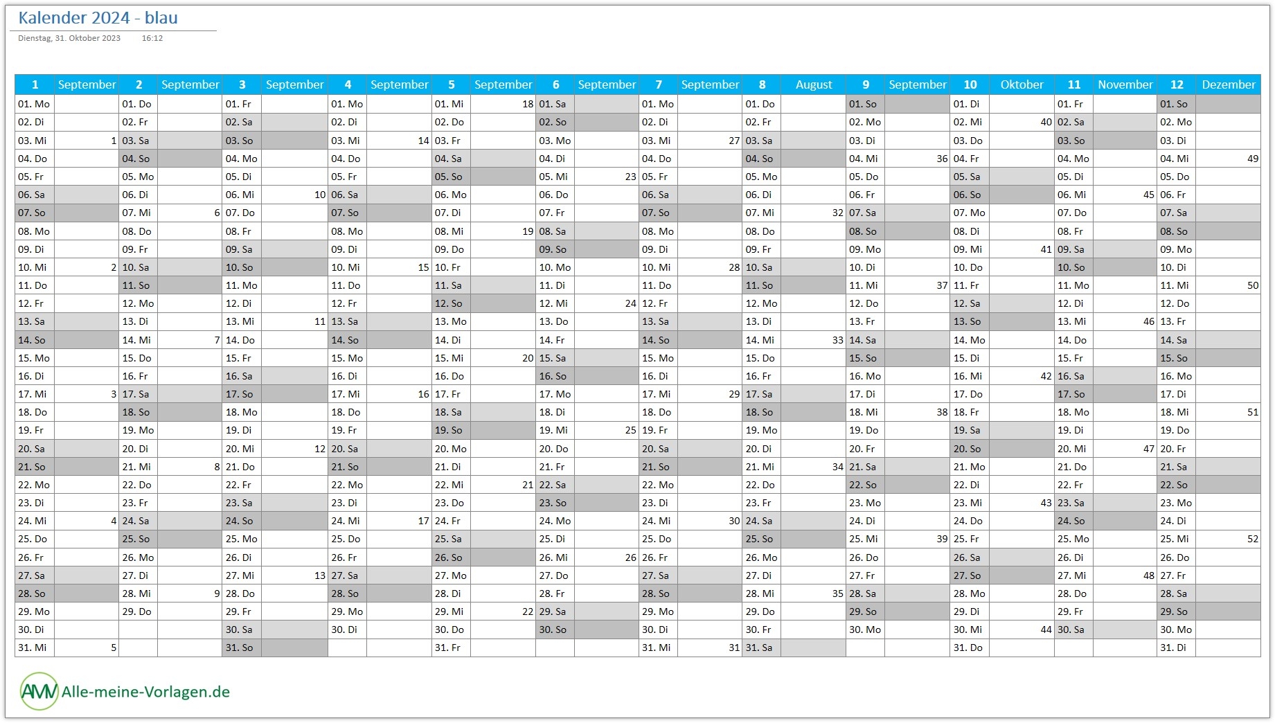 Kalender 2024 F r OneNote Kostenlose Vorlage Alle meine Vorlagen de