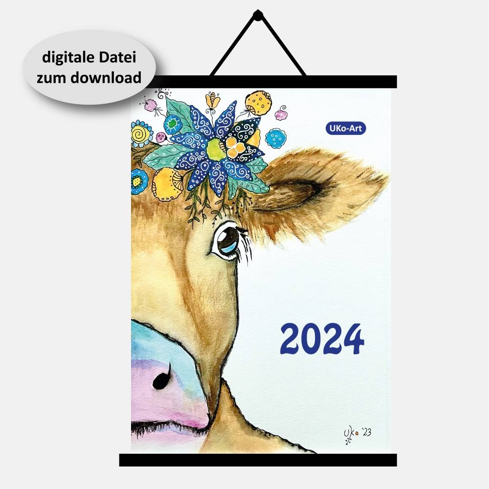 Kalender 2024 A5 Zum Ausdrucken