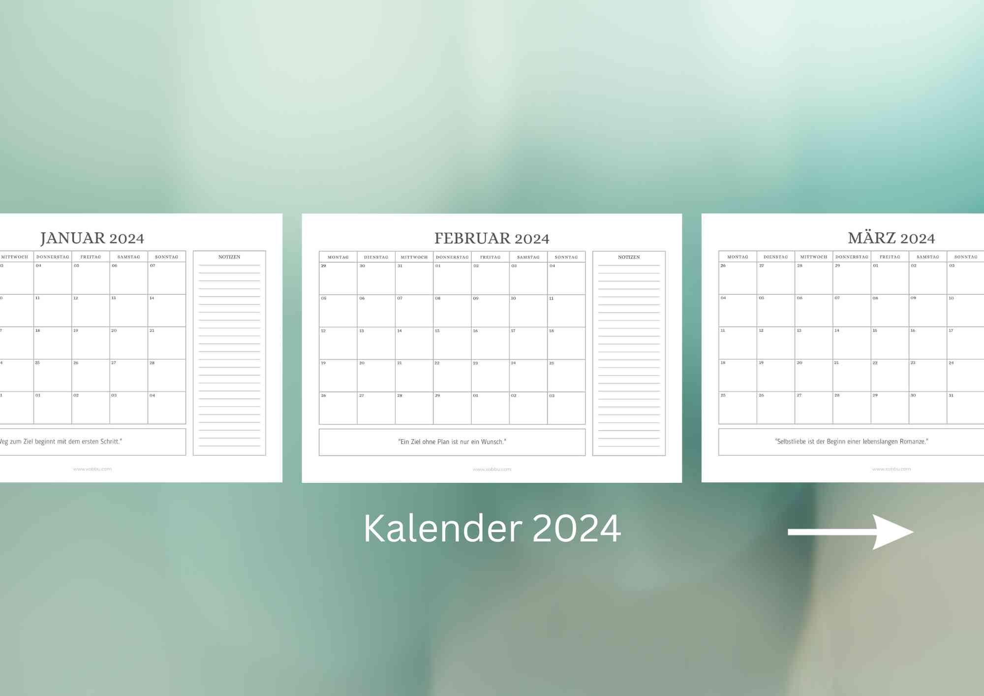 Kalender 2024 Kostenlos Zum Download Und Ausdrucken Xobbu