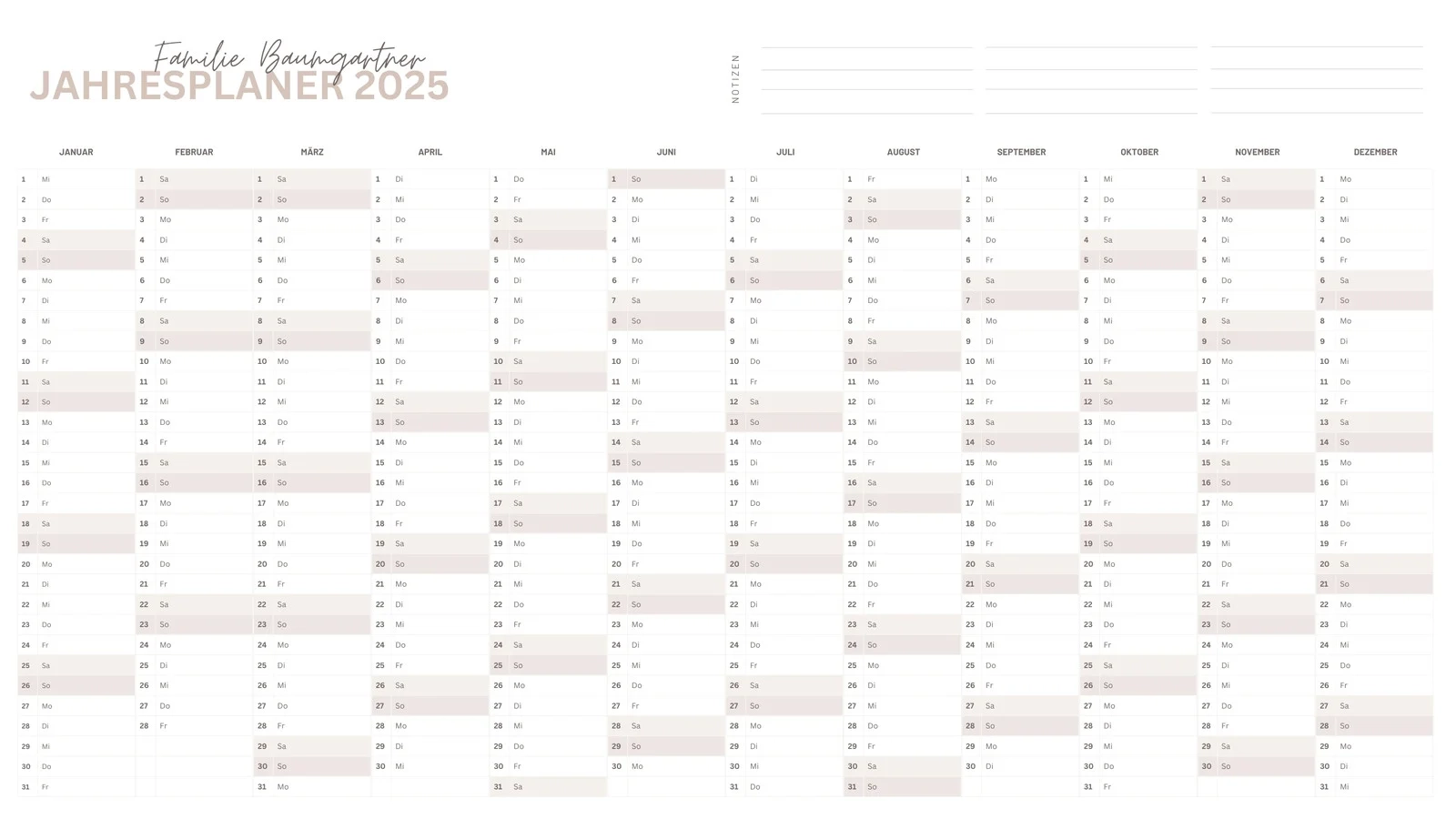 Kalender 2024 Vorlagen Zum Ausdrucken Canva