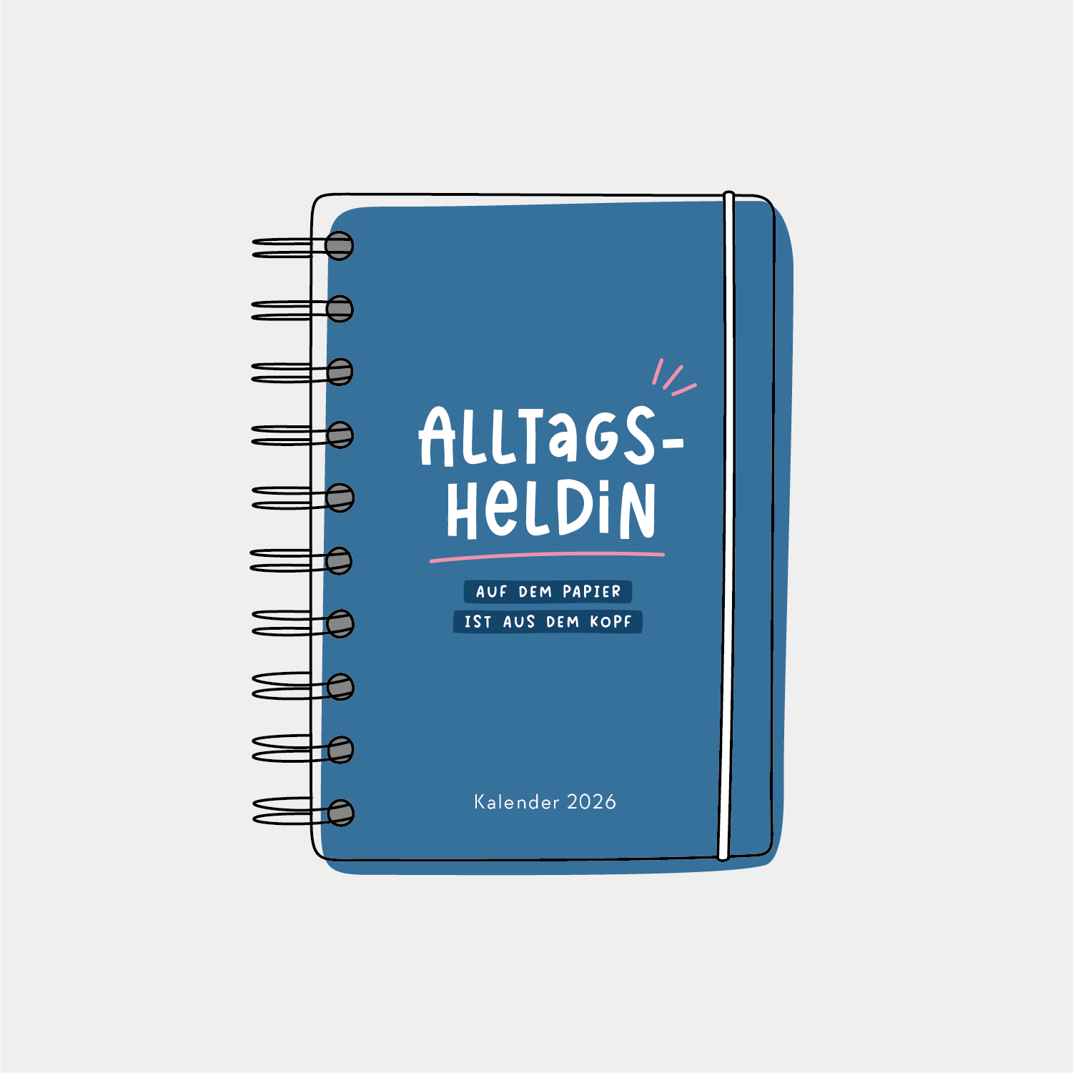 Kalender 2025 A5 Alltagsheldin 