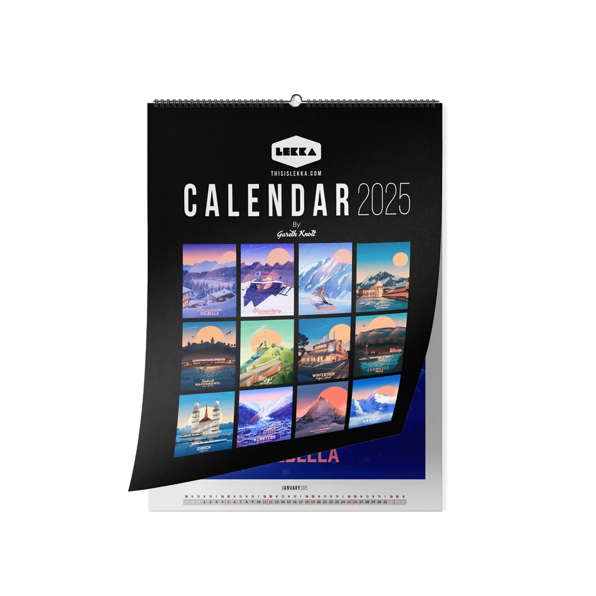 Kalender 2025 Bilder Der Schweiz LEKKA Swiss Posters And Prints