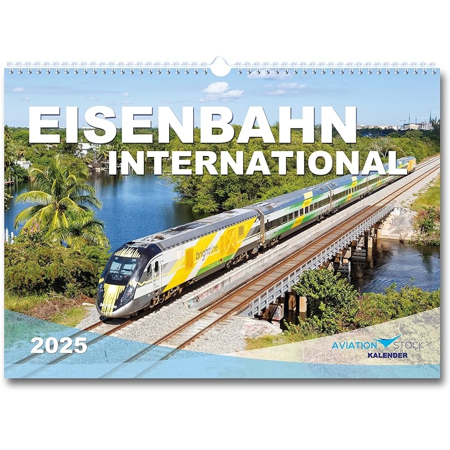 Kalender 2025 Eisenbahn International Wandkalender Eisenbahnkalender Im DIN A3 Querformat Eisenbahnen Bahn Zug Premium Fotos Geschenk Monatskalender Hochgeschwindigkeitszug Z ge Bahnen Im Ausland Markus Mainka Amazon de B robedarf Schreibwaren