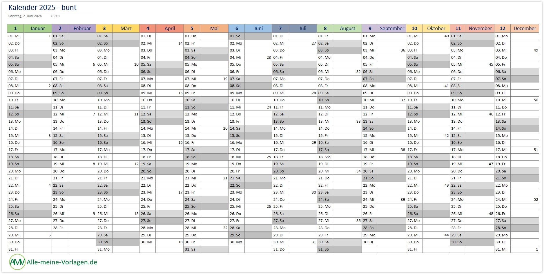 kalender 2025 f r onenote kostenlose vorlage zum download alle meine vorlagen de