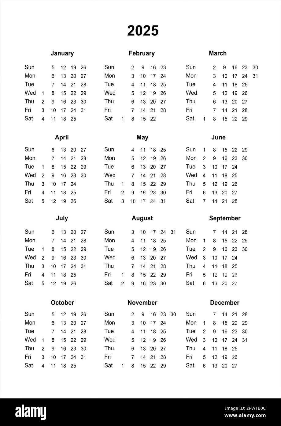 Kalenderwoche Kalender 2025