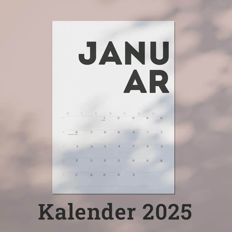 Jahreskalender 2025 Zum Ausdrucken A3 Jahreskalender 2025 Zum Ausdrucken A3