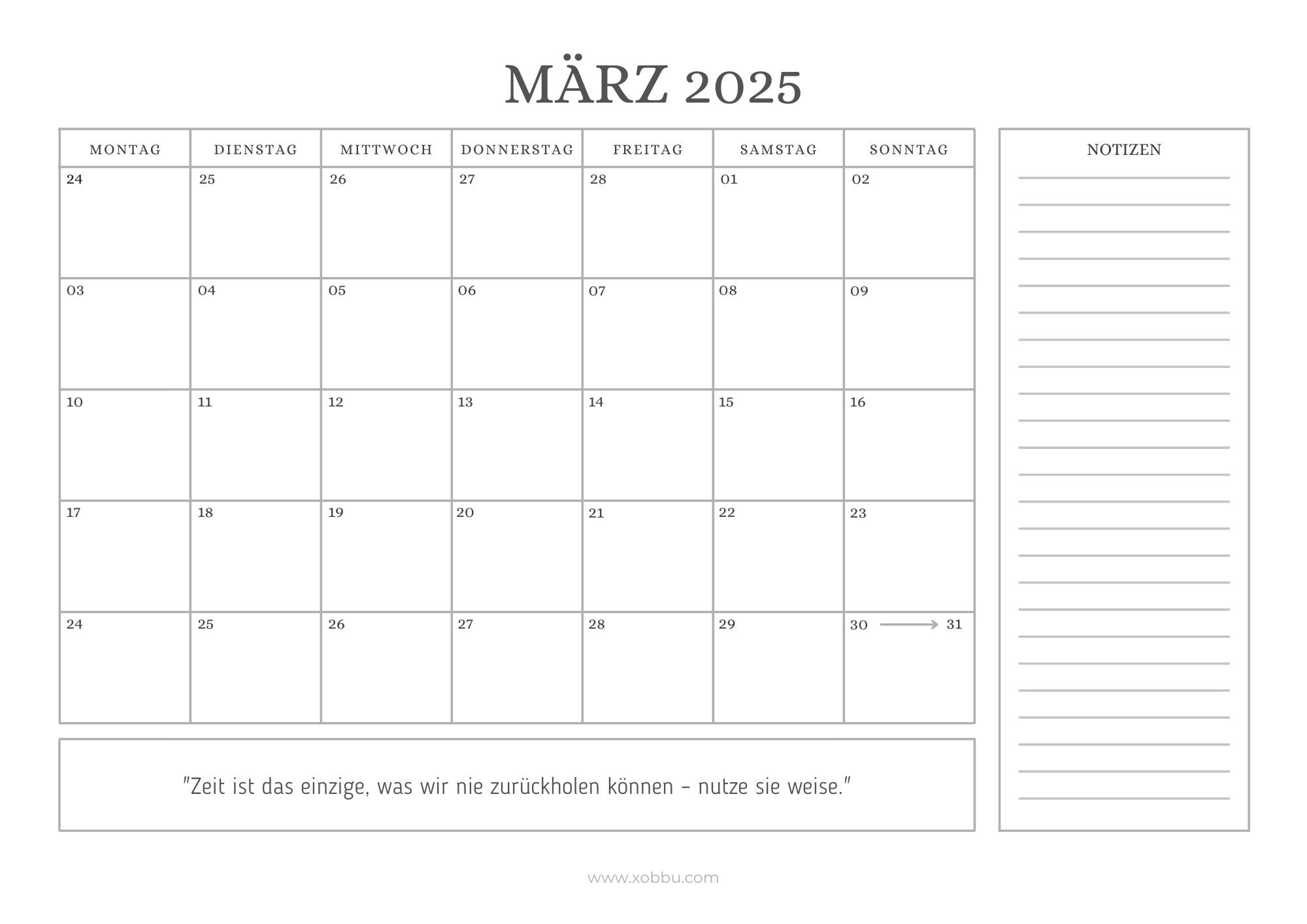 Kalender Kostenlos Zum Ausdrucken