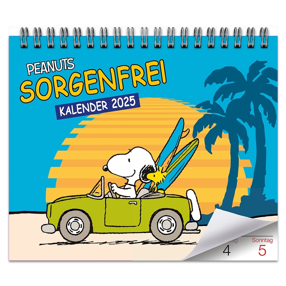 Kalender 2025 Peanuts Sorgenfrei Lingenverlag de