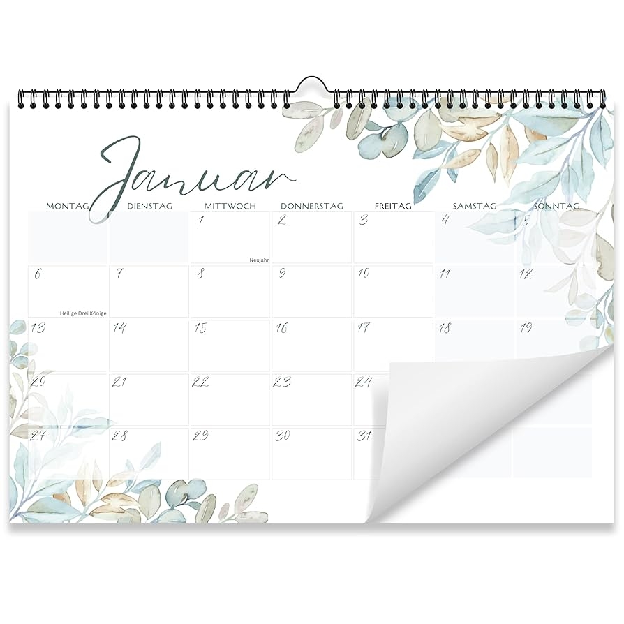 Kalender 2025 Wandkalender Monatskalender Im A4 Querformat Monatskalender 2025 F r Das Ganze Jahr Von Januar Bis Dezember Mit Ferien bersicht Ideal Als Paarkalender Oder Familienplaner Amazon de B robedarf Schreibwaren