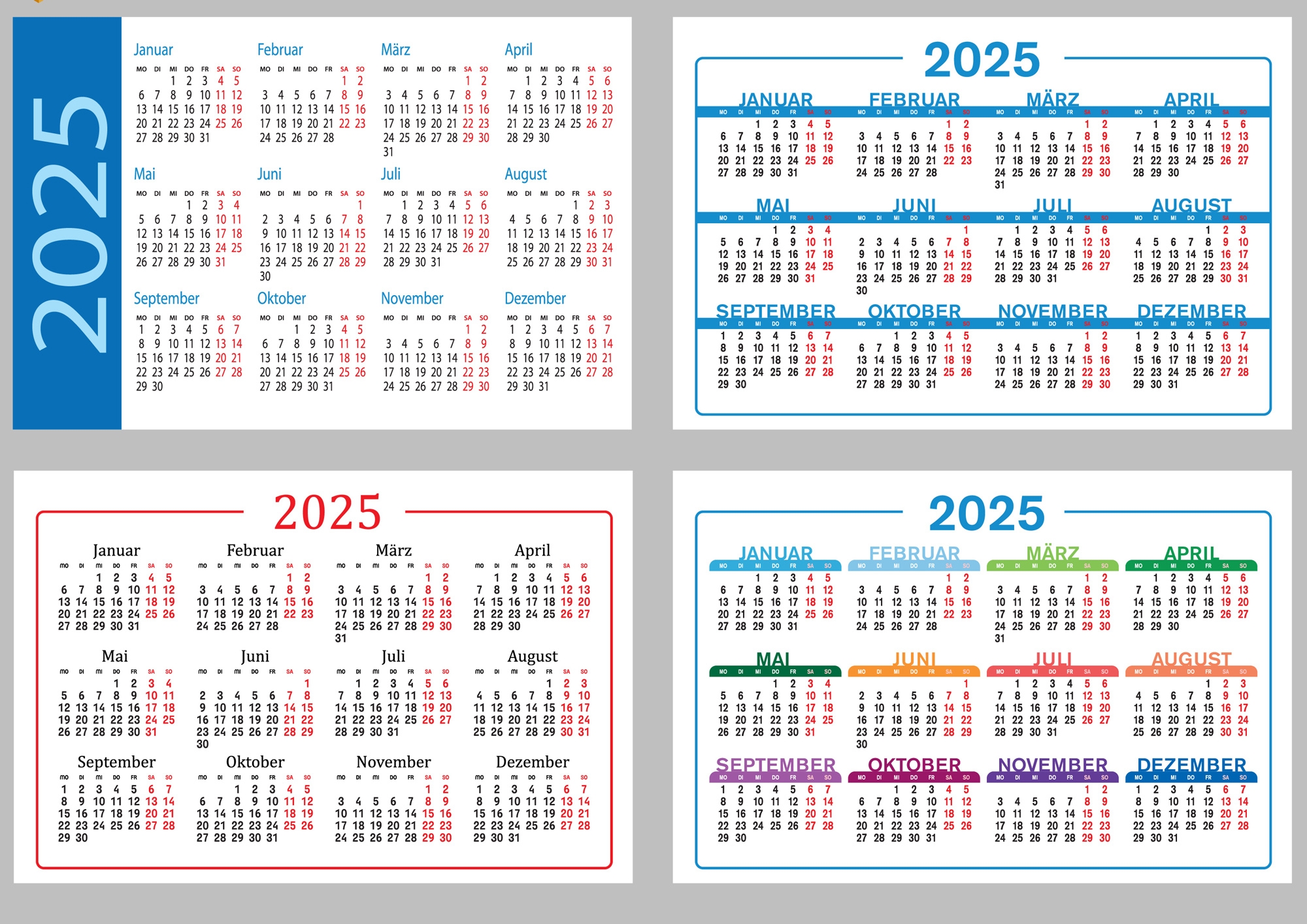 Kalender 2025 Zum Ausdrucken Als PDF DIN A4 