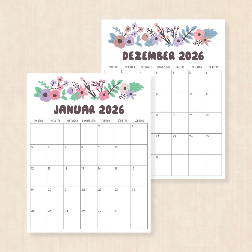 Druckbarer Kalender 202 Druckbarer Kalender 202