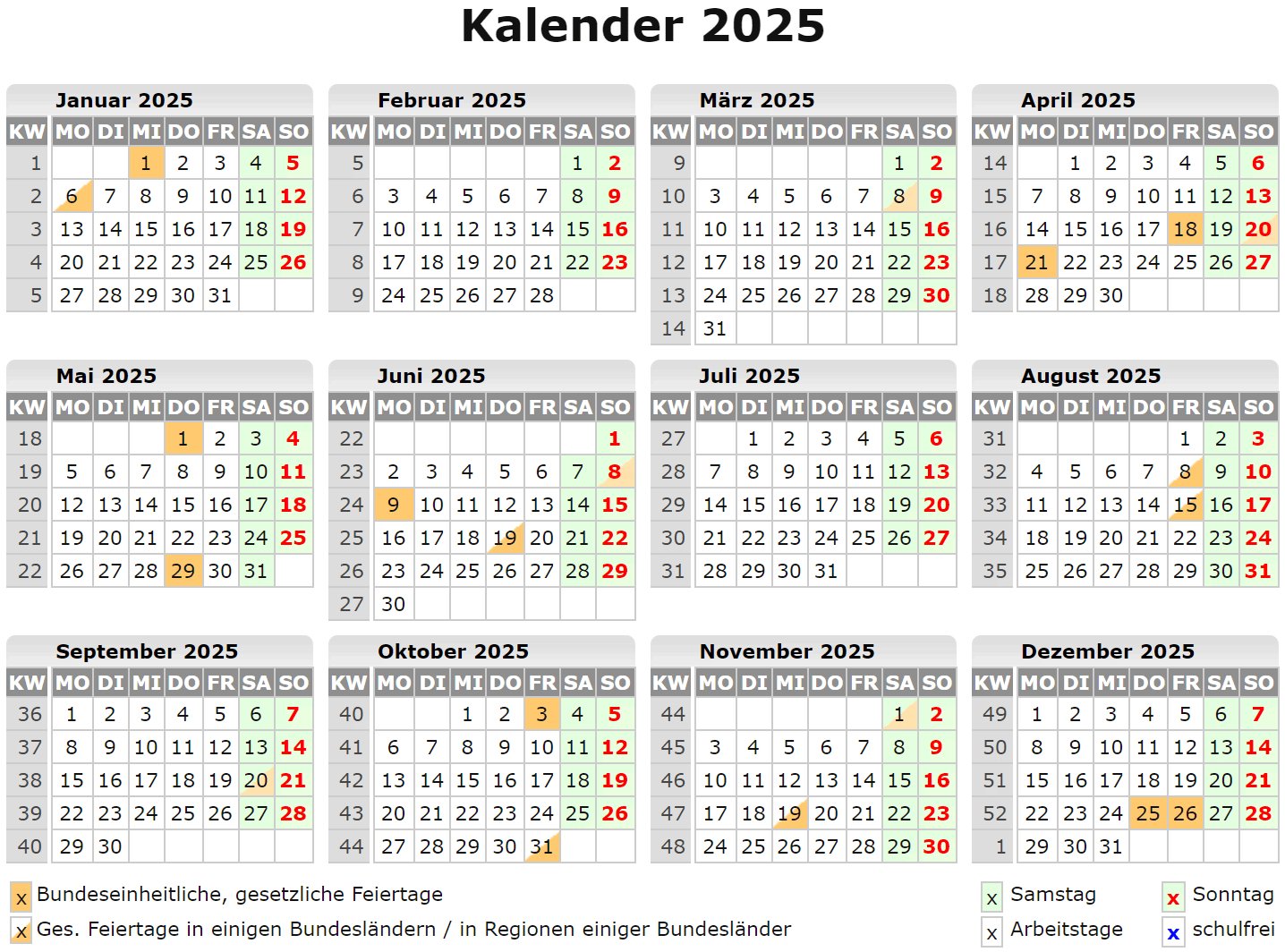 kalender 2025 zum ausdrucken kostenlos kalender 2025 zum ausdrucken kostenlos