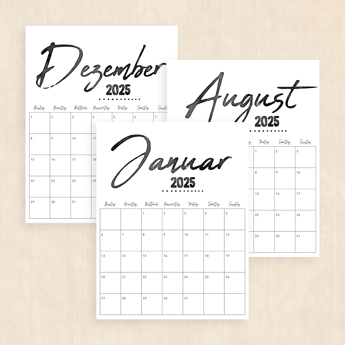 Kalender 2025 Zum Ausdrucken Zebra Zest