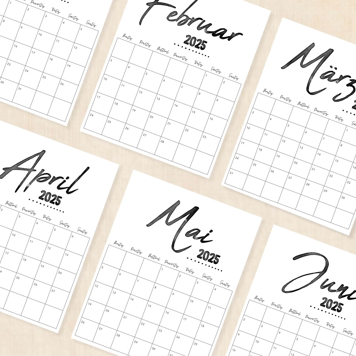 Kalender 2025 Zum Ausdrucken Zebra Zest
