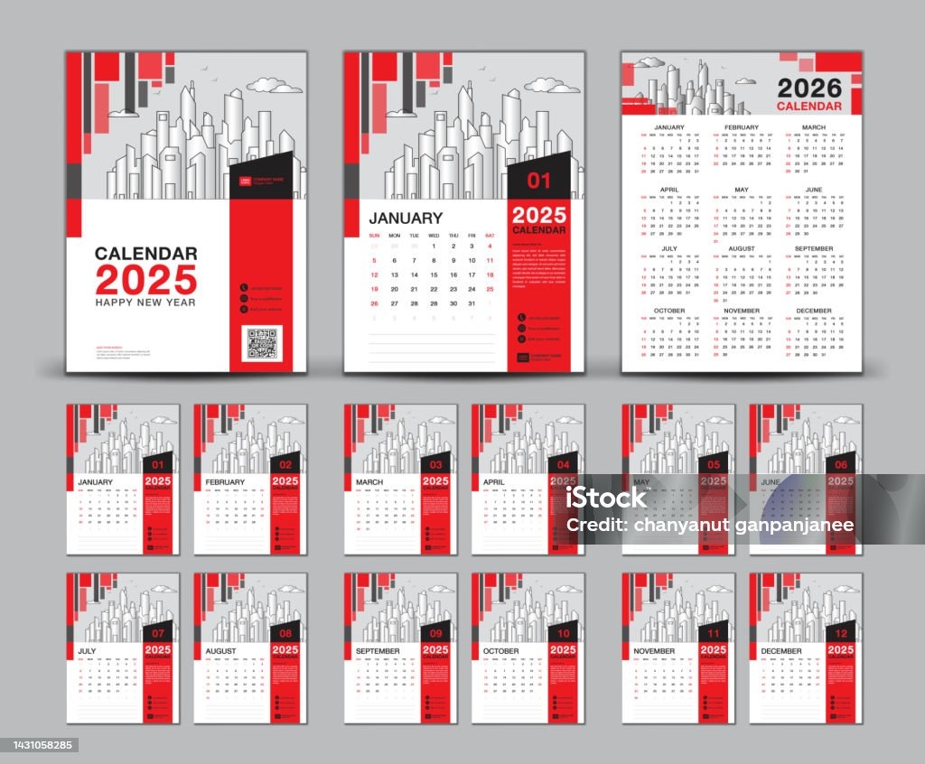 Jahreskalender 2025 Vorlagen