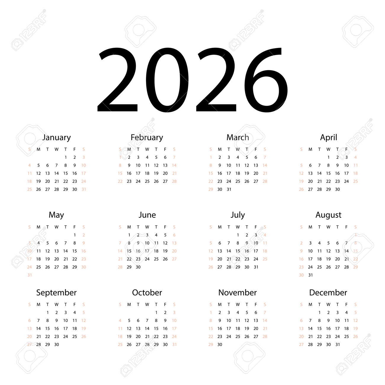 Kalender 2026 Abrei kalender Pers nlicher Organisator Wei er Hintergrund Vektor Illustration Folge 10 Lizenzfrei Nutzbare SVG Vektorgrafiken Clip Arts Illustrationen Image 160896560 