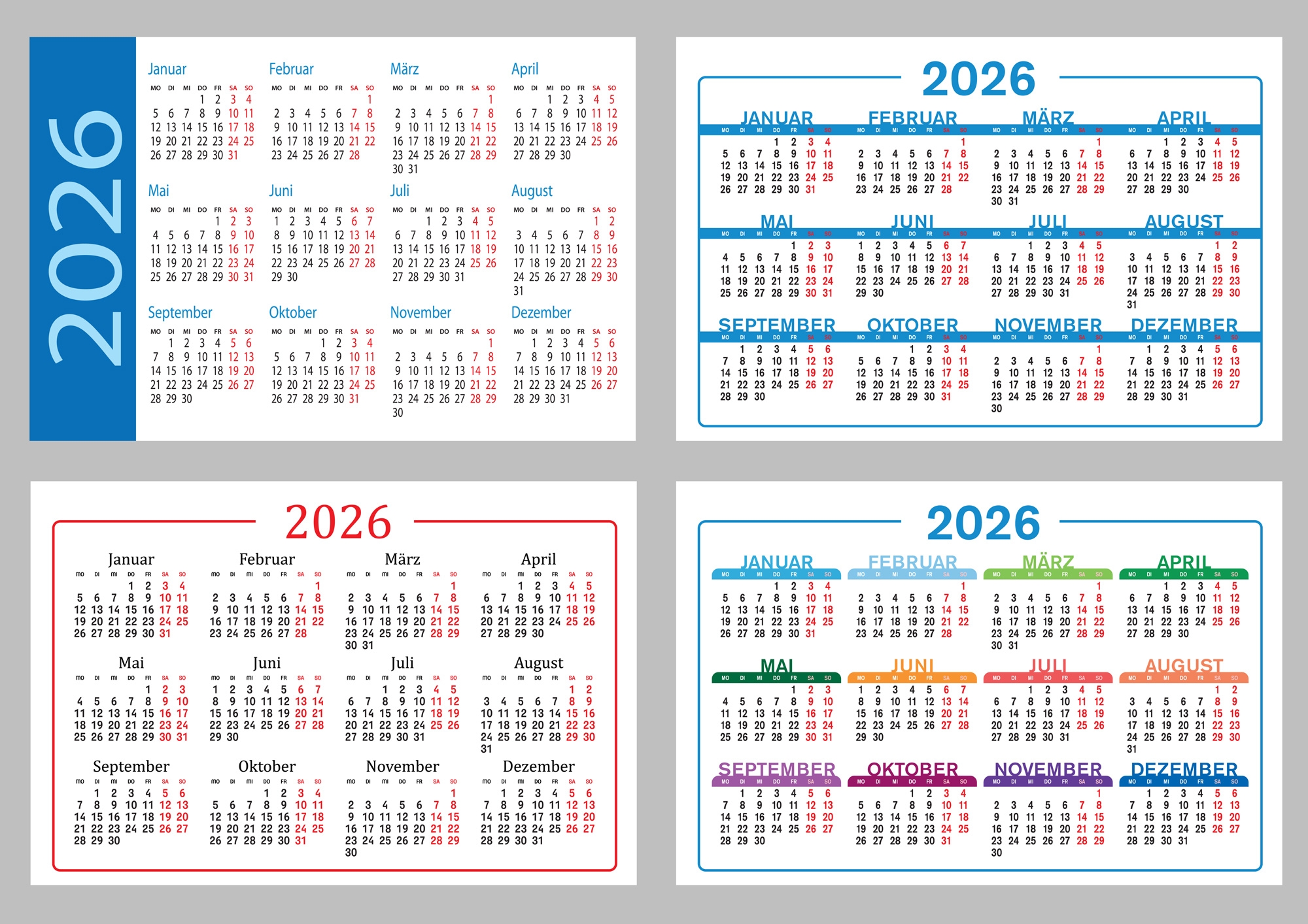 Kalender 2026 Hessen