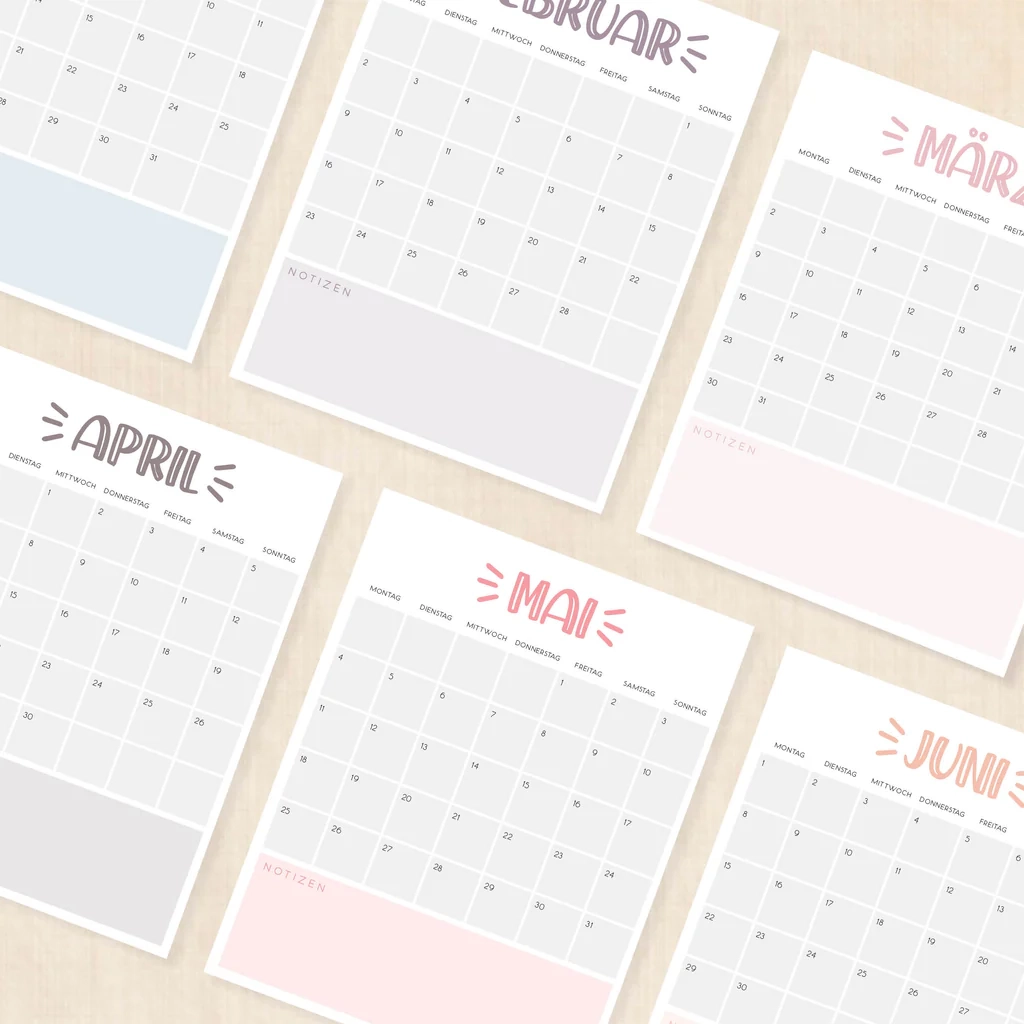 Kalender 2026 PDF