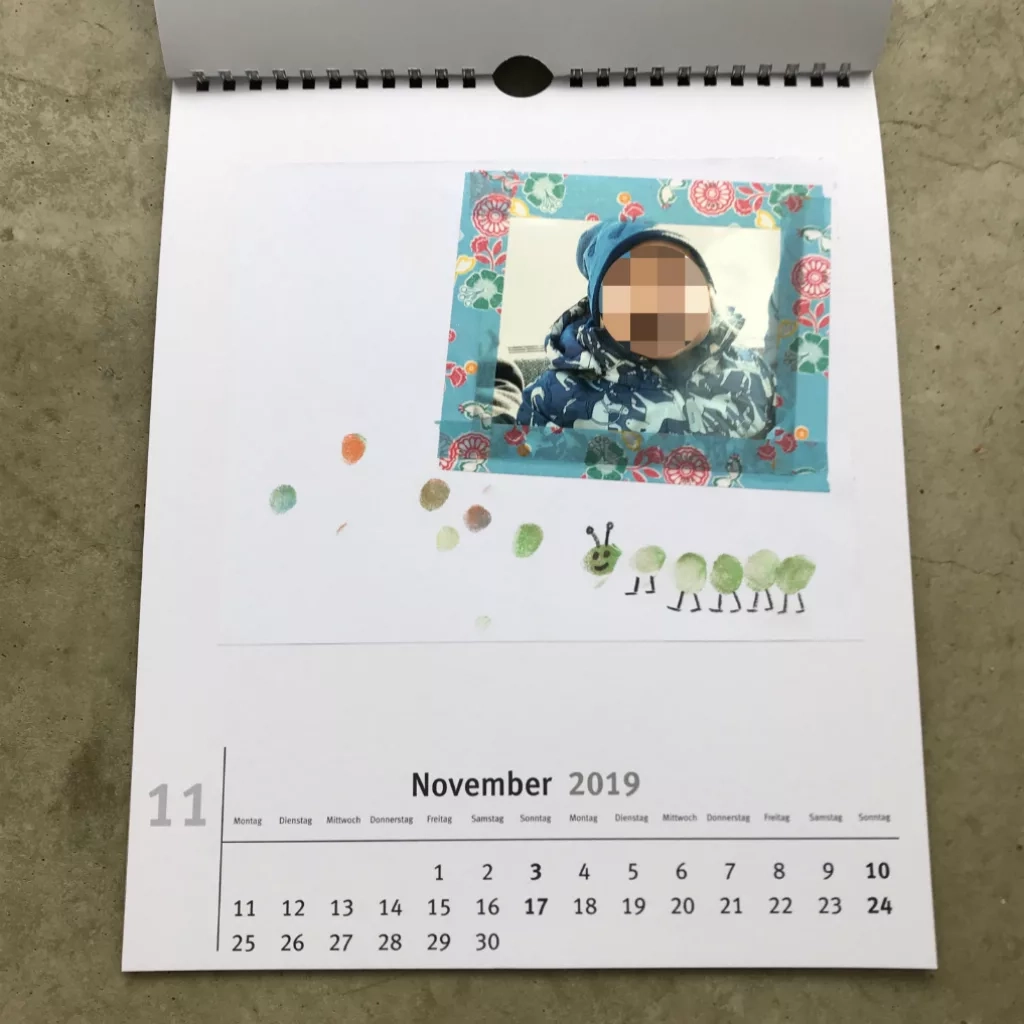 Kalender Basteln Mit Kleinkindern Schatzenkind de