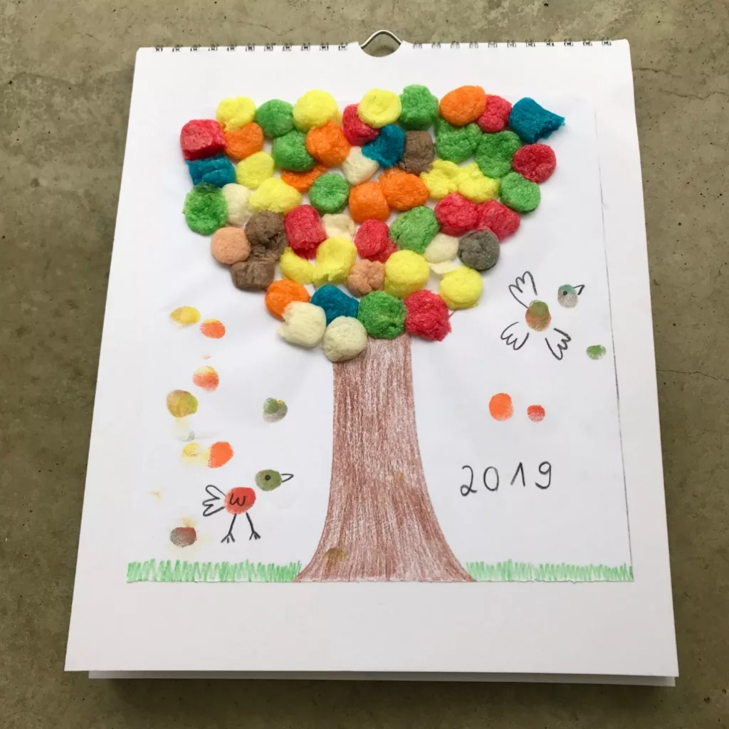 Kalender Basteln Mit Kleinkindern Schatzenkind de