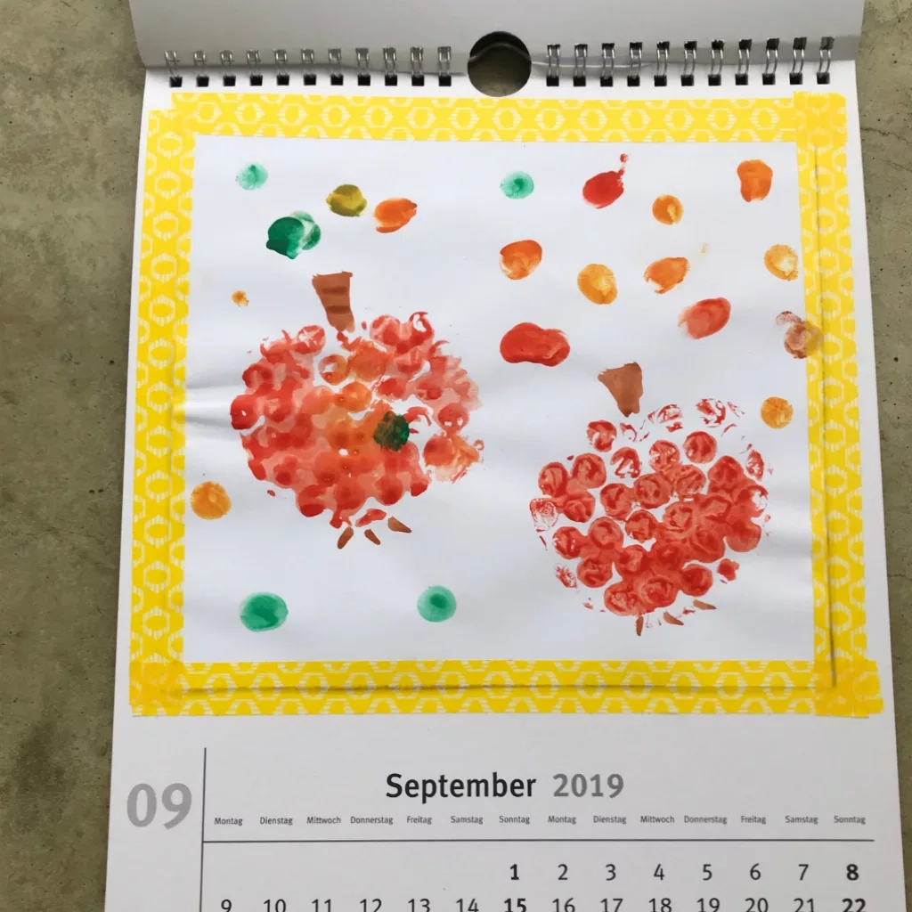 Kalender Basteln Mit Kleinkindern Schatzenkind de